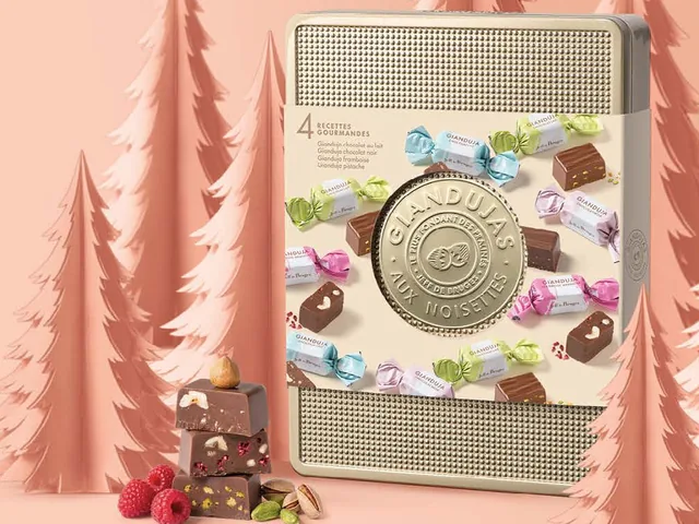 Boîte en métal de Giandujas 260 g