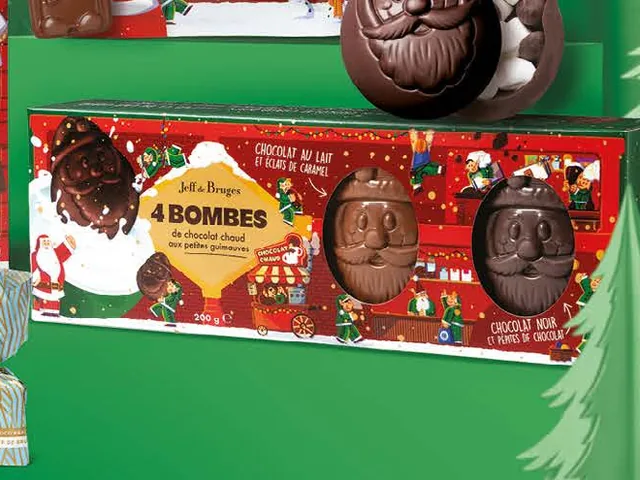 Bombes de chocolat chaud Père Noël 200 g